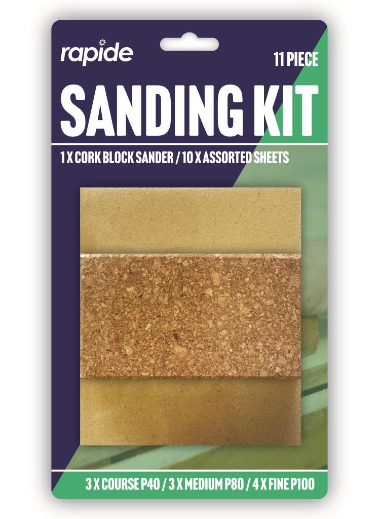 Rapide Sanding Kit - 11 Pieces Rapide Sanding Kit - 11 Pieces
